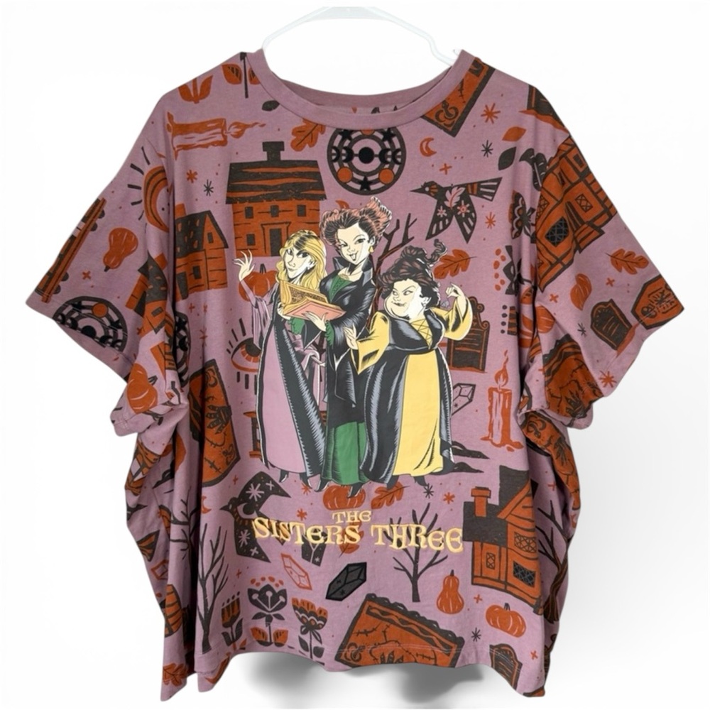 Hocus Pocus Sanderson Sister T-Shirt Tee Women’s Size 3XL Short Sleeve Disney
